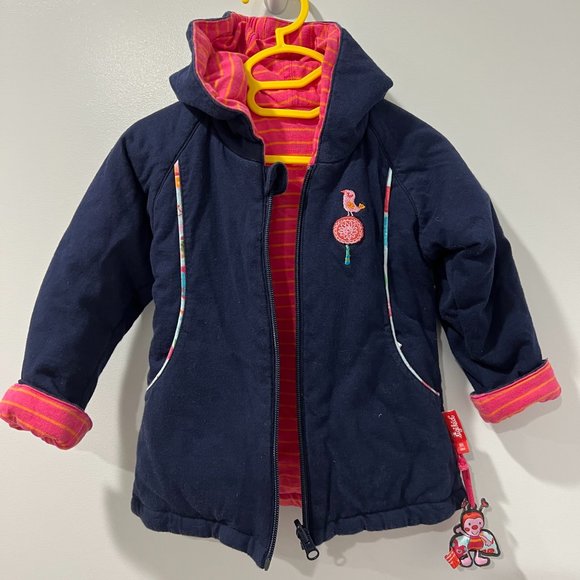 Sigikid Baby Girl Reversible Zip Jacket 18-24M - Picture 2 of 4